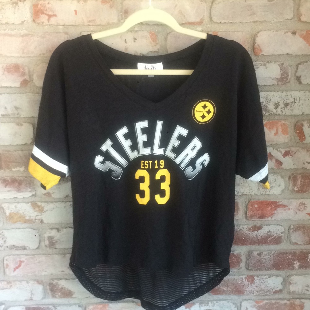 NWOT.  Pittsburgh Steelers Shirt by Alyssa Milano